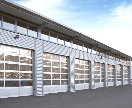 Панорамные ворота в Новопавловске