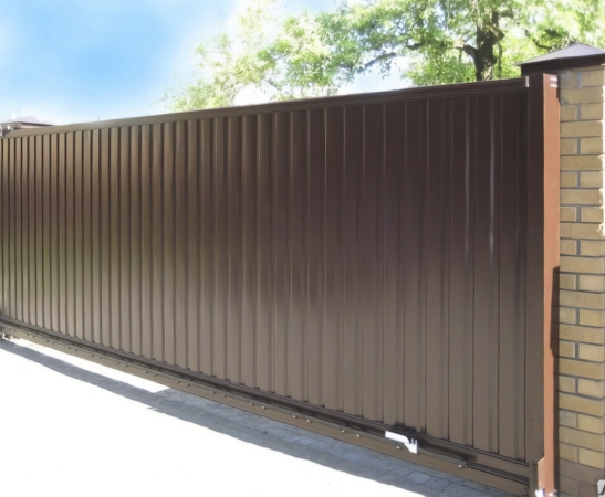 Ворота из профнастила в Новопавловске