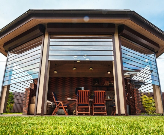 Прозрачные рольставни в Новопавловске